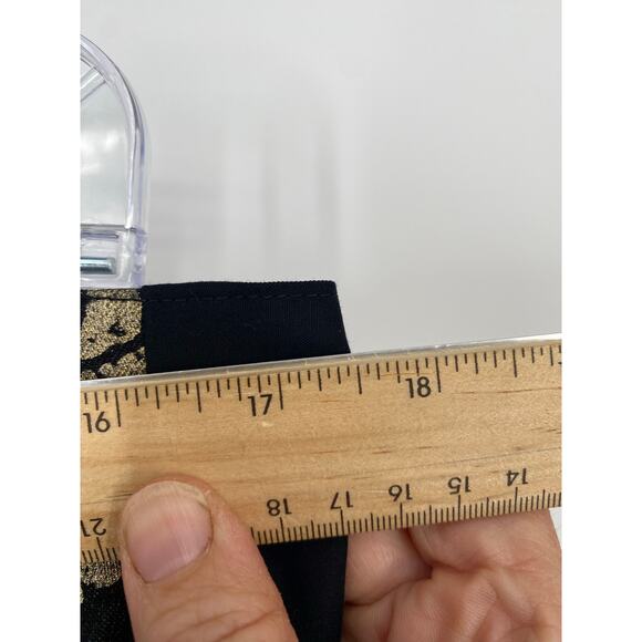 Lafayette 148 Pants Woman’s 6 Tapestry Print Luxury Black & Gold - Picture 7 of 11